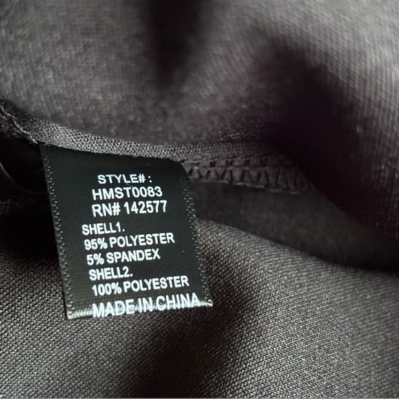 Haute Monde Black Front Slit Mini Skirt - Picture 3 of 5